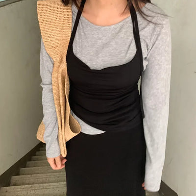 New Basic Halter Neck Sleeveless