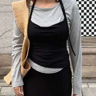 New Basic Halter Neck Sleeveless