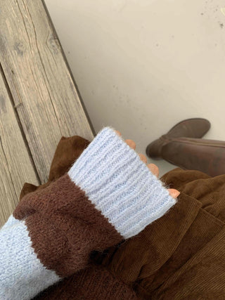 Simple Wool/Wool Striped Knit
