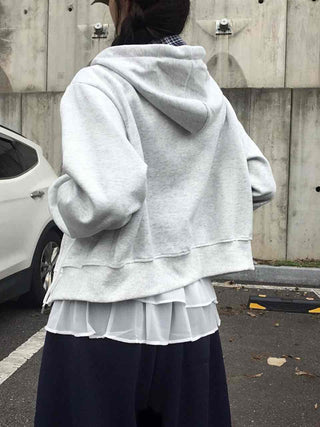 Pure Check Basic Autumn Zip-up