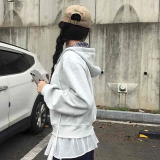 Pure Check Basic Autumn Zip-up