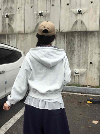 Pure Check Basic Autumn Zip-up