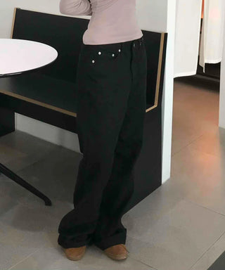 Basic Cotton Plain Long Pants