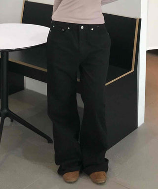Basic Cotton Plain Long Pants