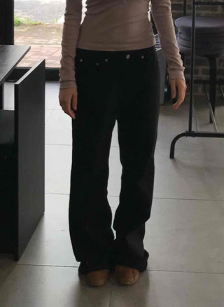 Basic Cotton Plain Long Pants