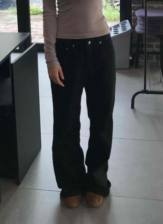Basic Cotton Plain Long Pants