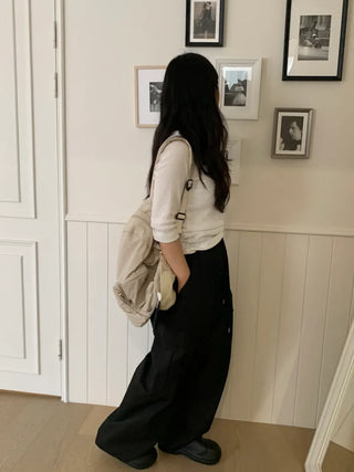 Daro String Cargo Balloon Pants