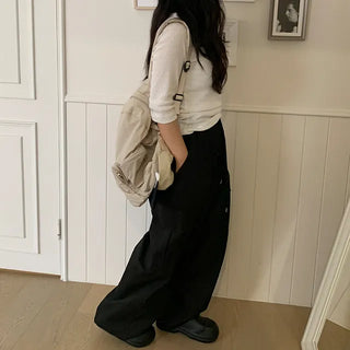 Daro String Cargo Balloon Pants