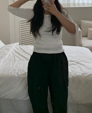 Daro String Cargo Balloon Pants