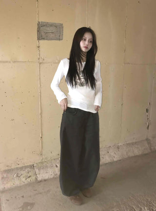 Daily Plain Wide Long Pants