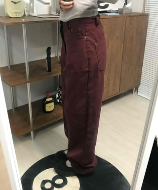 Hip Cotton Wide Long Pants