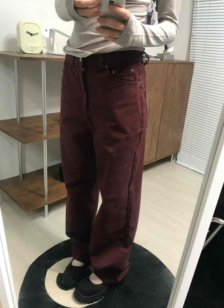 Hip Cotton Wide Long Pants