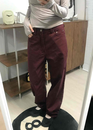 Hip Cotton Wide Long Pants