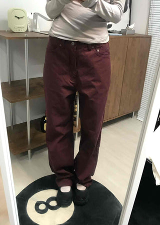 Hip Cotton Wide Long Pants