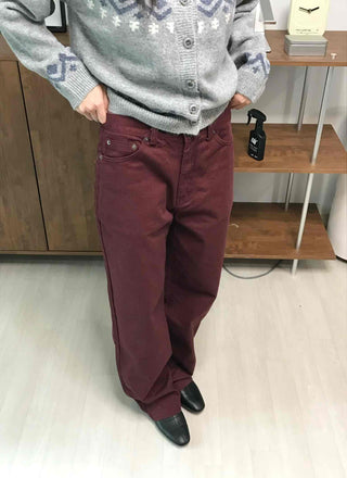 Hip Cotton Wide Long Pants