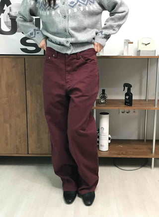 Hip Cotton Wide Long Pants