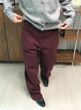 Hip Cotton Wide Long Pants