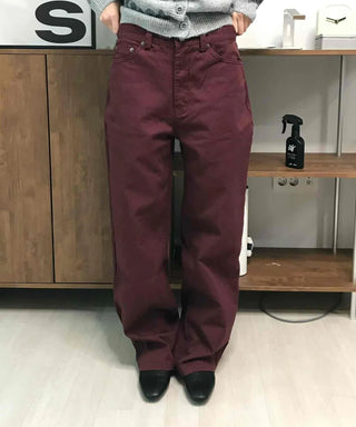 Hip Cotton Wide Long Pants