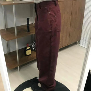 Hip Cotton Wide Long Pants