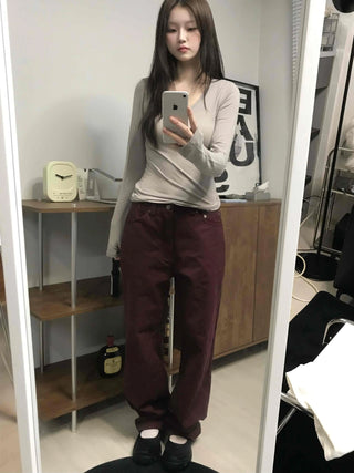 Hip Cotton Wide Long Pants