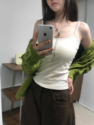 Street Style Plain Cotton Sleeveless with Built-in Cap