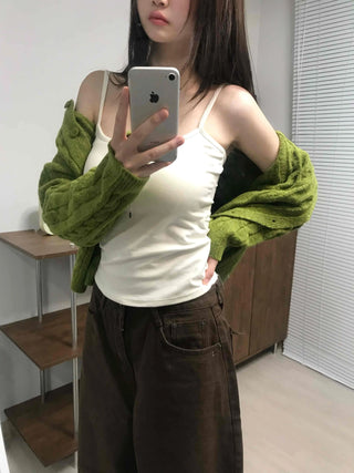 Street Style Plain Cotton Sleeveless with Built-in Cap