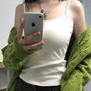 Street Style Plain Cotton Sleeveless with Built-in Cap