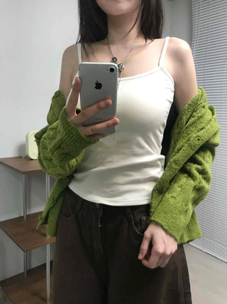 Street Style Plain Cotton Sleeveless with Built-in Cap