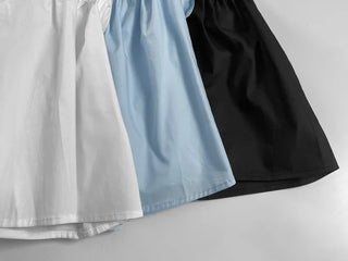 Tino ribbon frill sleeveless blouse