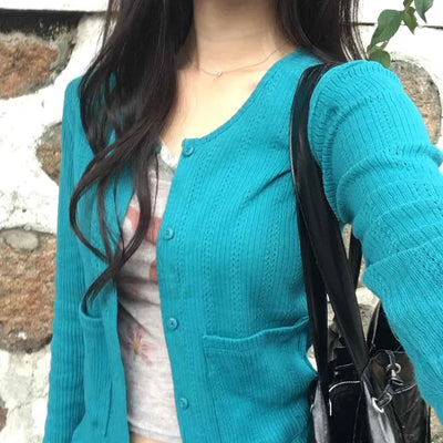Hip Vintage Cotton Brushed Cardigan