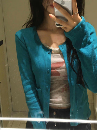 Hip Vintage Cotton Brushed Cardigan
