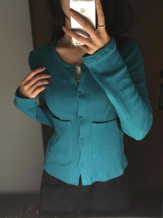 Hip Vintage Cotton Brushed Cardigan