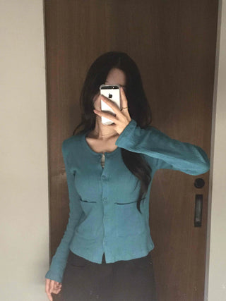 Hip Vintage Cotton Brushed Cardigan