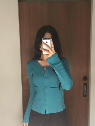 Hip Vintage Cotton Brushed Cardigan