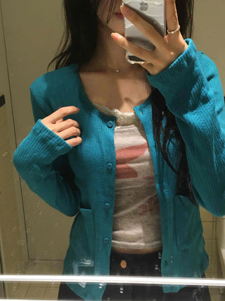 Hip Vintage Cotton Brushed Cardigan