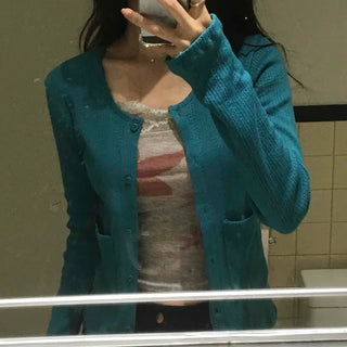 Hip Vintage Cotton Brushed Cardigan