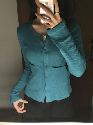 Hip Vintage Cotton Brushed Cardigan