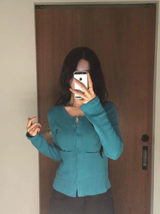 Hip Vintage Cotton Brushed Cardigan