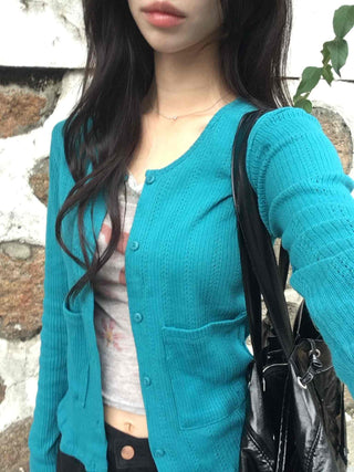 Hip Vintage Cotton Brushed Cardigan