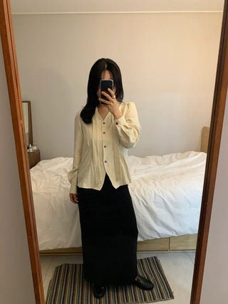 Rouge Tie Suede Shirt