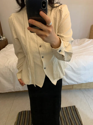 Rouge Tie Suede Shirt