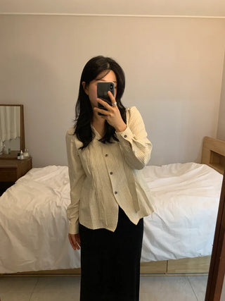 Rouge Tie Suede Shirt
