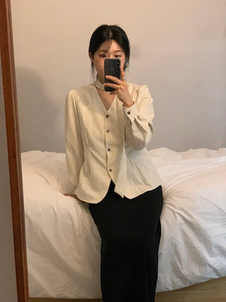 Rouge Tie Suede Shirt