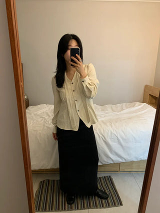 Rouge Tie Suede Shirt
