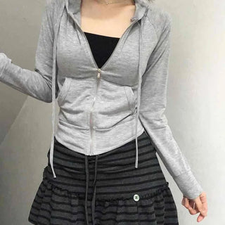 Minimal Zipper Line Zip-up