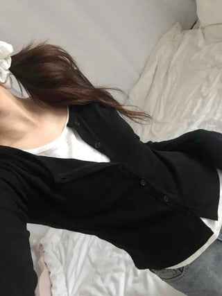 Simple Layered Cardigan