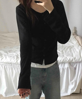 Simple Layered Cardigan