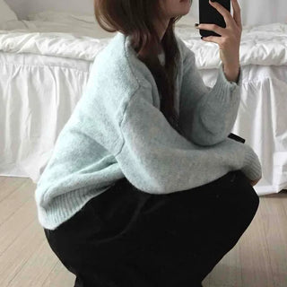 Natural Wool/Wool Round Neck Knit