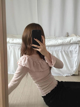 Feminine Frill Long Sleeve T-shirt