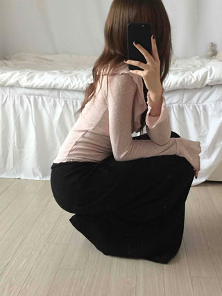 Feminine Frill Long Sleeve T-shirt